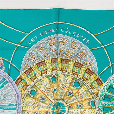 hermes les domes celestes|HERMES Silk Les Domes Celestes Scarf 90 .